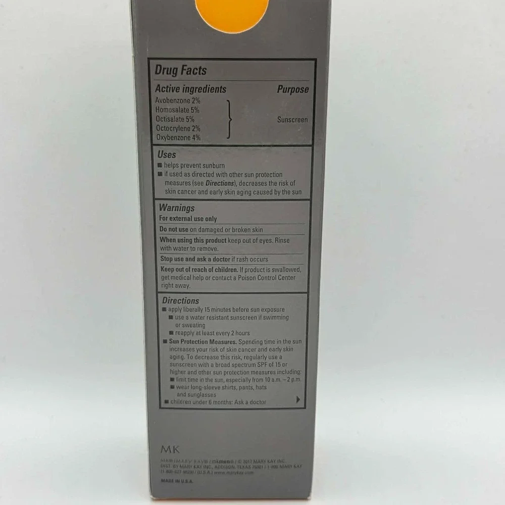 Mary Kay MK Men Advanced Facial Hydrator Moisturizer SPF 30 Sunscreen 3fl